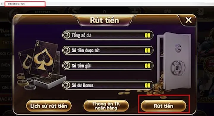 Tìm hiểu rút tiền game xì tố chuẩn cho tân binh